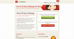 Desktop Screenshot of 30daychallenges.com